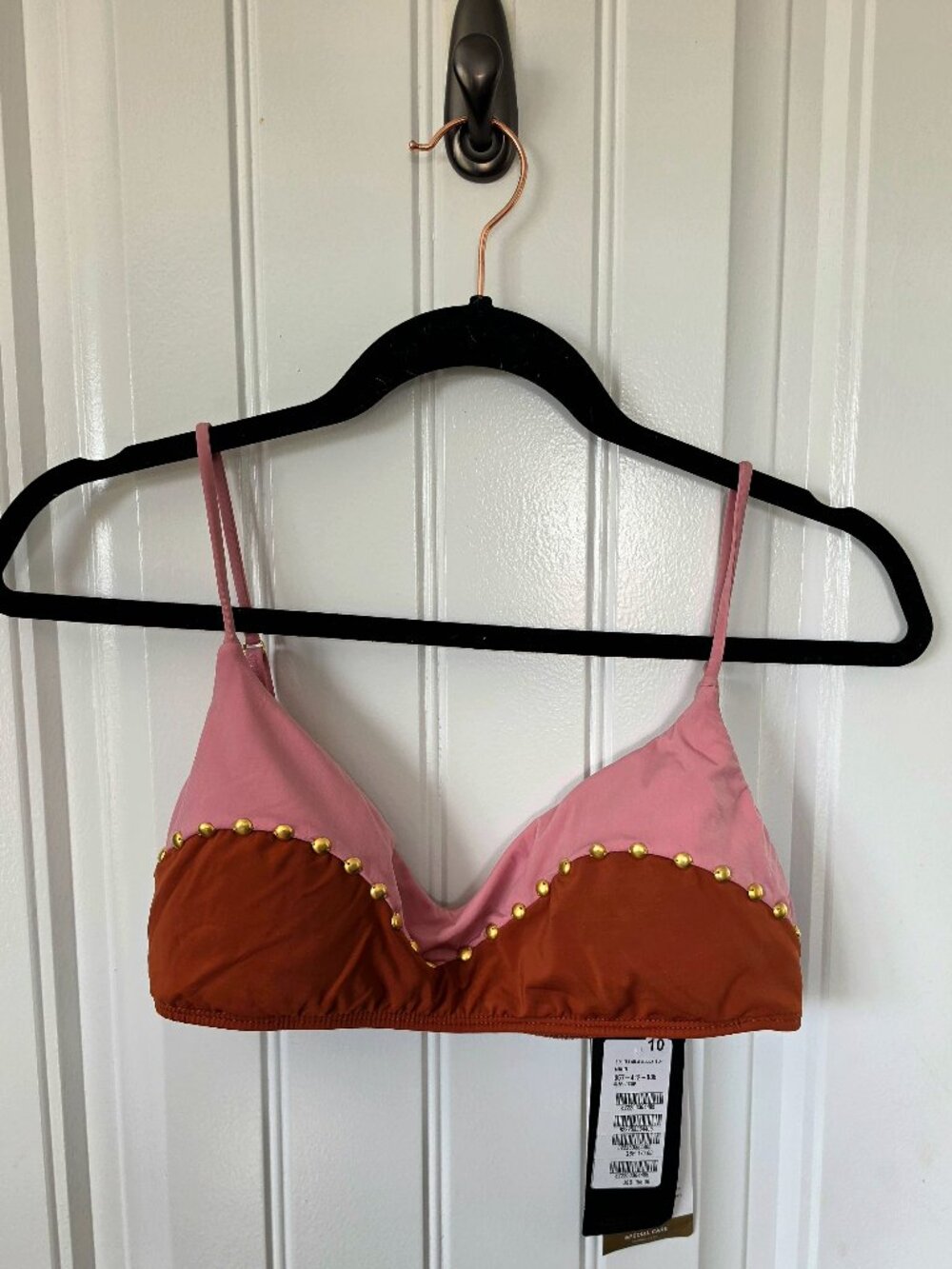Vix bikini top D cup size 10 Laila colorblock